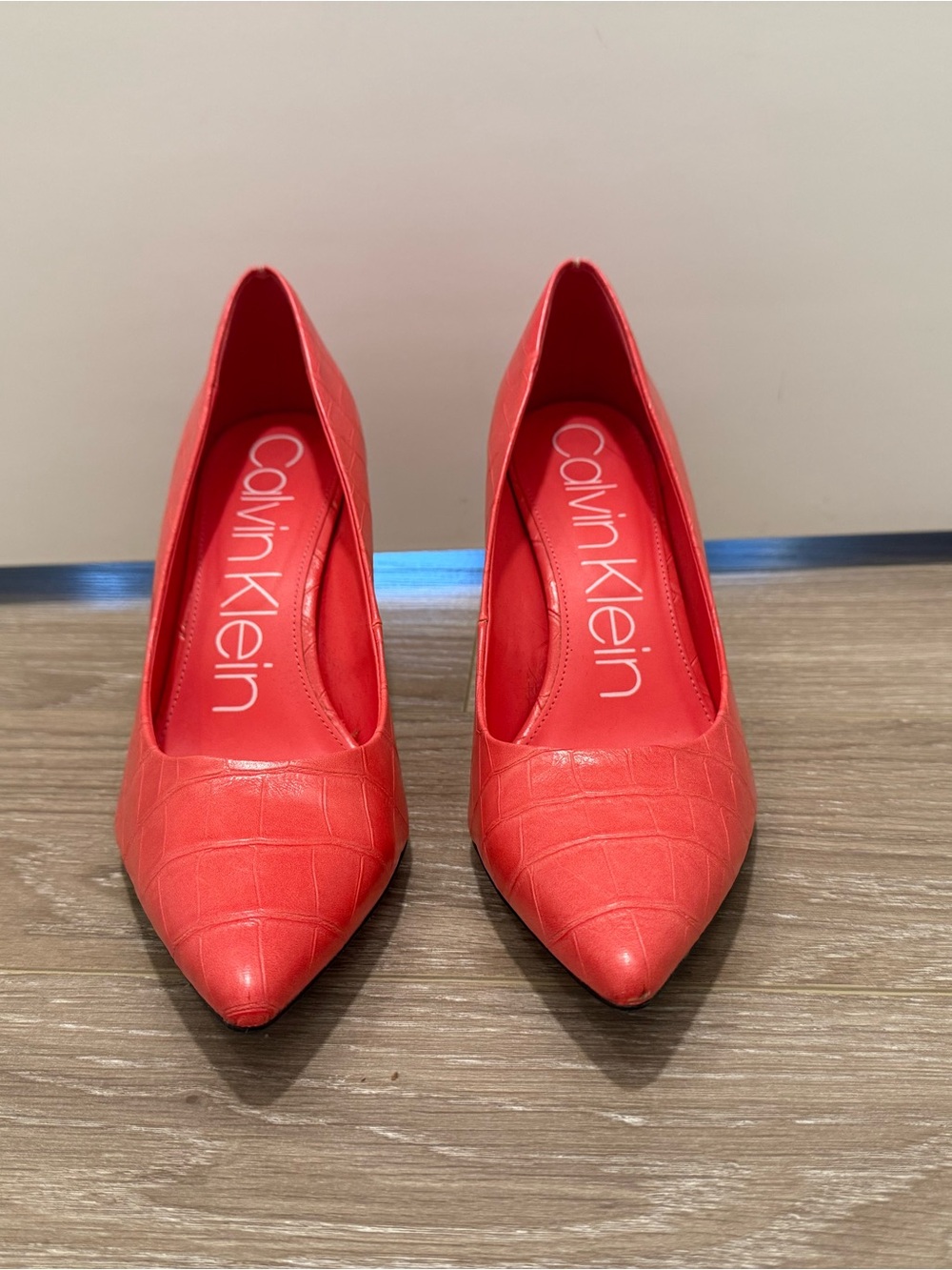 Calvin Klein Coral Pointed Toe Heels | Size 9.5-10